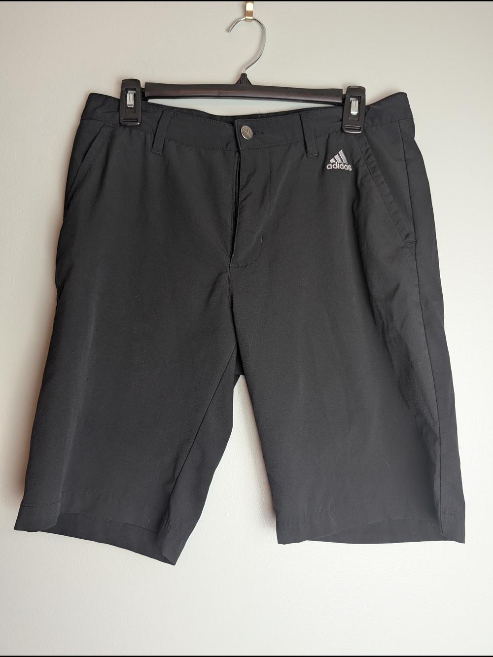 adidas Men’s Black Athletic Shorts with Logo